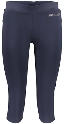Produktbild von Damen Leggings Blau Kurz mit Elastikbund & Applikation - Bequem & Stilvoll
