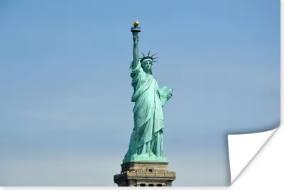 Produktbild von MuchoWow® Poster Freiheitsstatue an einem sonnigen Tag in New York 60x40 cm - Schlafzimmerdekoration