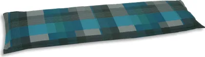 Produktbild von GO-DE Textil, Bank-Auflage 115cm, Karo petrol grau, 20300-11