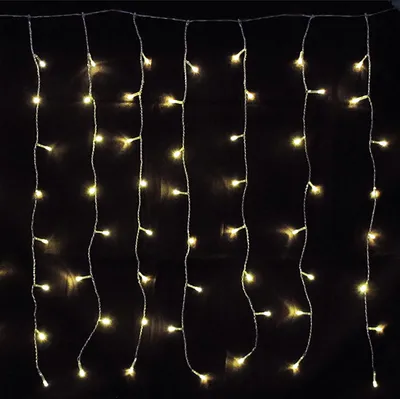 Produktbild von 160er LED-Lichtervorhang Lichterkette Innen und Außen warmweiß