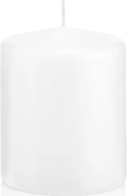 Produktbild von Stumpenkerzen Weiß 100 x Ø 80 mm, 6 Stück