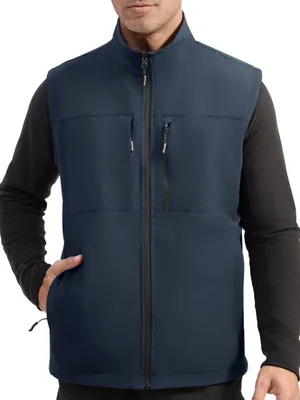 Immagine prodotto di GIUBBOTTO INVERNALI UOMO FREE SOLDIER: Gilet termico in pile, ideale per il tempo libero, antivento e reversibile