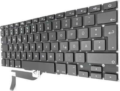 Image de Clavier allemand avec éclairage compatible avec MacBook Pro Retina MC975, MC976