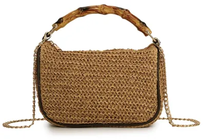Immagine prodotto di Solidchoice - Borsa da spiaggia all'uncinetto, realizzata a mano, con tracolla