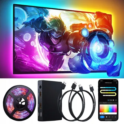 Immagine prodotto di Nastro LED RGB fai da te Ambilight Neon per TV, 3,8 m