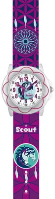 Produktbild von Scout Kinder Uhr Lernuhr Star Kids - Mandala/Pferd Mädchen 280393034