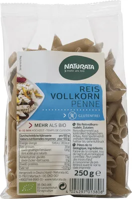 Immagine prodotto di Penne - Reis Vollkorn 250g