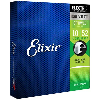 Produktbild von Elixir Optiweb 10-52 Light-Heavy Saiten (19077)