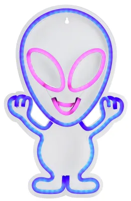 Obrázek produktu pro LED neonové světlo Alien, napájené přes USB, dekorativní noční lampička, inovativní dárek do domácího baru