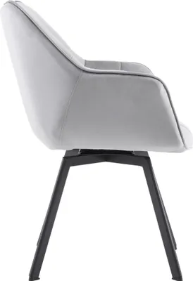 Produktbild von Esszimmerstuhl HLO-CP119 Samt dunkelgrau