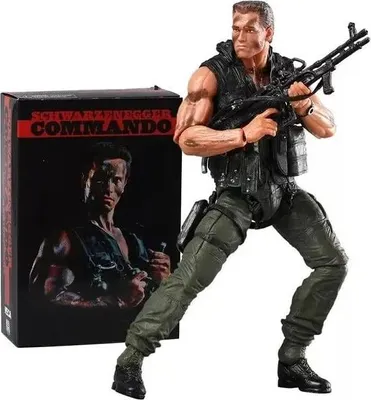 Obrázek produktu pro Figurka NECA Commando John Matrix Arnold Schwarzenegger + příslušenstv