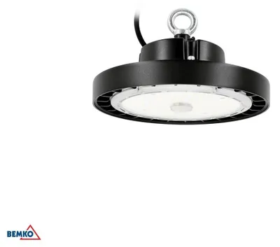 Image de Luminaire industriel LED HIGHBAY VOYAGER, 150W, 4000K, 21000 lumens, indice de rendu des couleurs (IRC) 80, protection IP65, angle de diffusion 120°