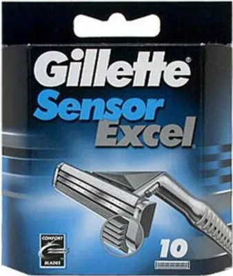 Produktbild von Gillette Sensor Excel Ersatzklingen fü r Herren 10 ks