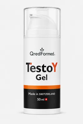 Immagine prodotto di TestoY Gel – Cura quotidiana per gli uomini e gel rinfrescante per il corpo – 50 ml, Immagine generata dall'IA