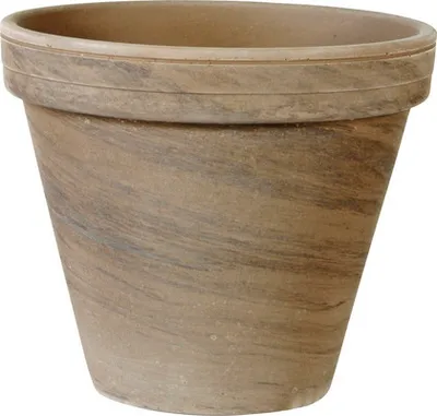 Produktbild von Pflanztopf Spang Standard Ton Ø 13 cm H 12 cm basalt