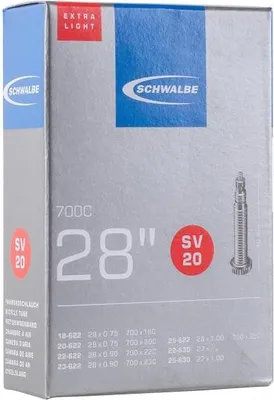 Image de Chambre à air Schwalbe 10426343 valve Presta 28"