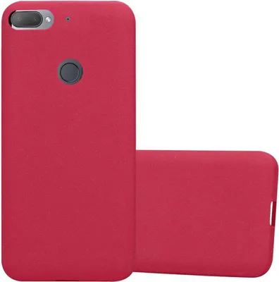 Produktbild von Cadorabo Schutzhülle für HTC Desire 12 PLUS Hülle in Rot Handyhülle TPU Etui Cover Case