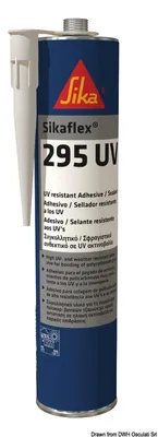 Productafbeelding van SIKAFLEX 295 UV, zwart, 600 ml, Osculati, artikelnummer 65.289.16