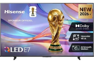 Image de TV QLED Hisense 43E7S, 43 pouces (108 cm), 4K UHD, HDR10+, Smart TV Vidaa, 3xHDMI 2.1, WiFi