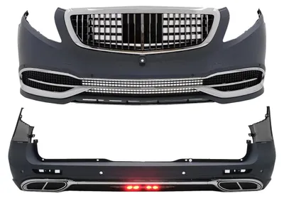 Obrázek produktu pro Bodykit nárazníku pro Mercedes třídy V W447 2014-03.2019 2020 Designová mřížka chladiče.