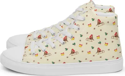 Produktbild von Mr. & Mrs. Panda Damen Schnürschuhe Rotkehlchen Schlitten Größe 42 1/2 - Gelb - Geschenk, Sneaker, Freizeitschuhe, Damenschuhe, Weihnachten, Stoffsneaker, Vogel