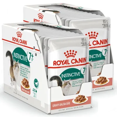 Produktbild von Royal Canin Instinctive +7 Nassfutter in Soße für ältere, wählerische Katzen 24x85g