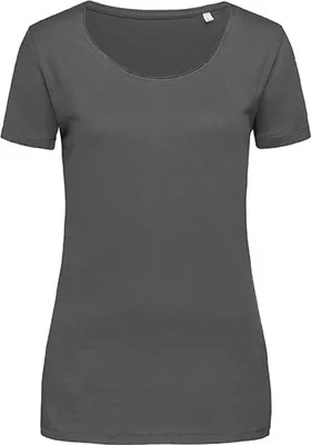 Obrázok produktu pre Stedman ST9110 | Dámske bavlnené tričko Finest Bavlna-T / pranie na 40 °C - Farba: bridlicovo sivá (jednofarebná) - Veľkosť: XL