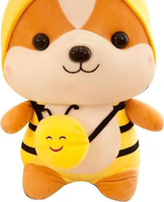 Produktbild von Cartoon Eichhörnchen Plüschtier Kind Erwachsene Niedlich Exquisite Weiche Stofftier Puppe Dekoration Gelb