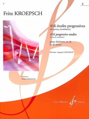 Produktbild von 416 Etudes progressives 3