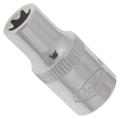 Produktbild von VIGOR Steckschlüsseleinsatz, 1/4 (6,3 mm) Vierkant hohl, Außen TX Profil, SW E7
