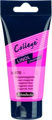 Image de Schmincke College Linol Neonmagenta 75ml 39870013 Encre pour linogravure