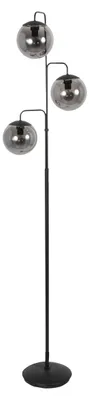 Obrázok produktu pre Steinhauer - lampa stojaca - Bollique - čierna - sklo kov - Ø 40cm - E14 - 4611ZW