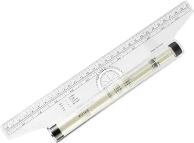 Produktbild von Rollendes Parallellineal, 30 cm, professionelles paralleles Rollenlineal