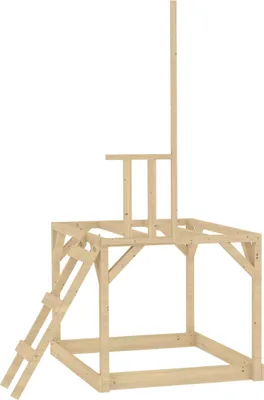 Produktbild von Balkonplattform auf Stelzen für modulares Spielsystem  Braun