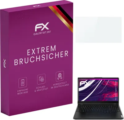Produktbild von atFoliX 4061187449743, Laptop Bildschirmschutz, Transparent, Lenovo, Legion 515", Glas, Kratzresistent