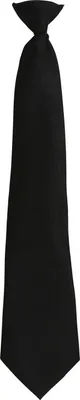 Image de Premier - Cravate "Colours Fashion" à pincer pour homme/femme unie PC6753 (taille unique) (Noir)