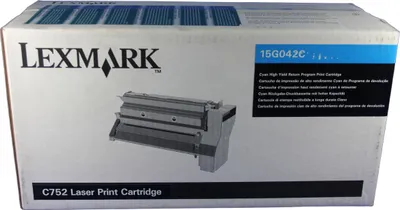 Productafbeelding van 15G042C LEXM C752, cyaan cartridge