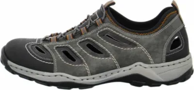 Produktbild von Rieker Herren Slipper 08065-02 Granitgrau Kunstleder Gr.46