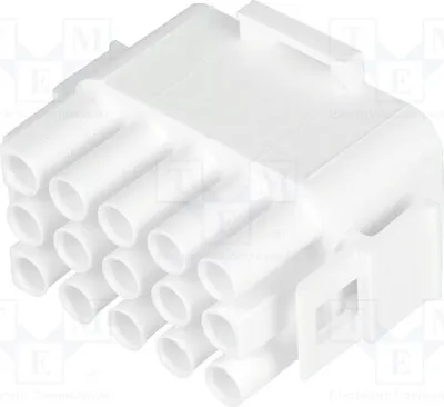 Zdjęcie produktu dla 1 sztuka złącza: PIN, 15, 6,35 mm (męski/elastyczny przewód), 600V, numer katalogowy: 350736-4, producent: Signteck