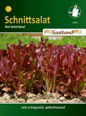 Produktbild von Schnittsalat Red Salad Bowl (Saatband) | Salatsamen von N.L. Chrestensen