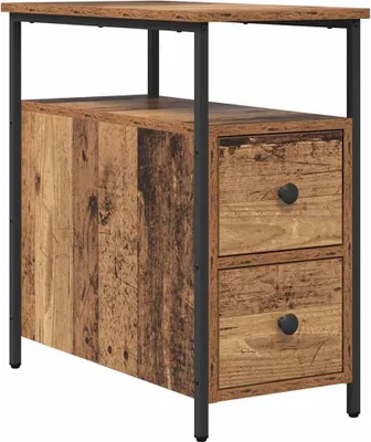 Obrázok produktu pre Nočný stolík Staré drevo 30 x 60 x 60 cm Kompozitné drevo