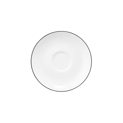 Produktbild von Seltmann Weiden Lido Black Line rund Espressountertasse 12 cm