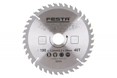 Produktbild von Sägeblatt FESTA 22320 SK 190/3,2/30 mm 40 Zähne