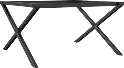 Obrázok produktu pre vidaXL Rám konferenčného stolíka v tvare X 70x60x43 cm oceľ