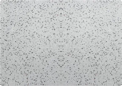 Produktbild von Terrazzo-Symmetrie – Bodenschutzmatte – Stuhlunterlage 100x70 cm – Rutschfest – Hartbodenmatte