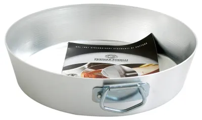 Konische Backform mit Ring, Ø 22 cm, 1 l, Metall, grau
