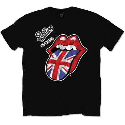 Produktbild von The Rolling Stones Vintage British Tongue Black XL T-Shirt
