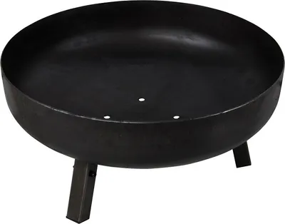 Produktbild von Feuerschale Stahl Lagerfeuer klappbare Füße Feuerstelle Holzfeuerschale Ø 50cm