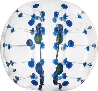 Produktbild von Happyment Bumperball – Aufblasbarer Ball – Bubble Fußball – Spaß & Bewegung – Für Kinder – Garten Spielen – Blau