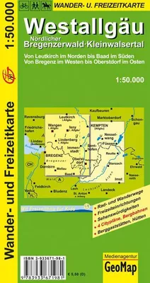 Produktbild von Westallgäu 1 : 50 000